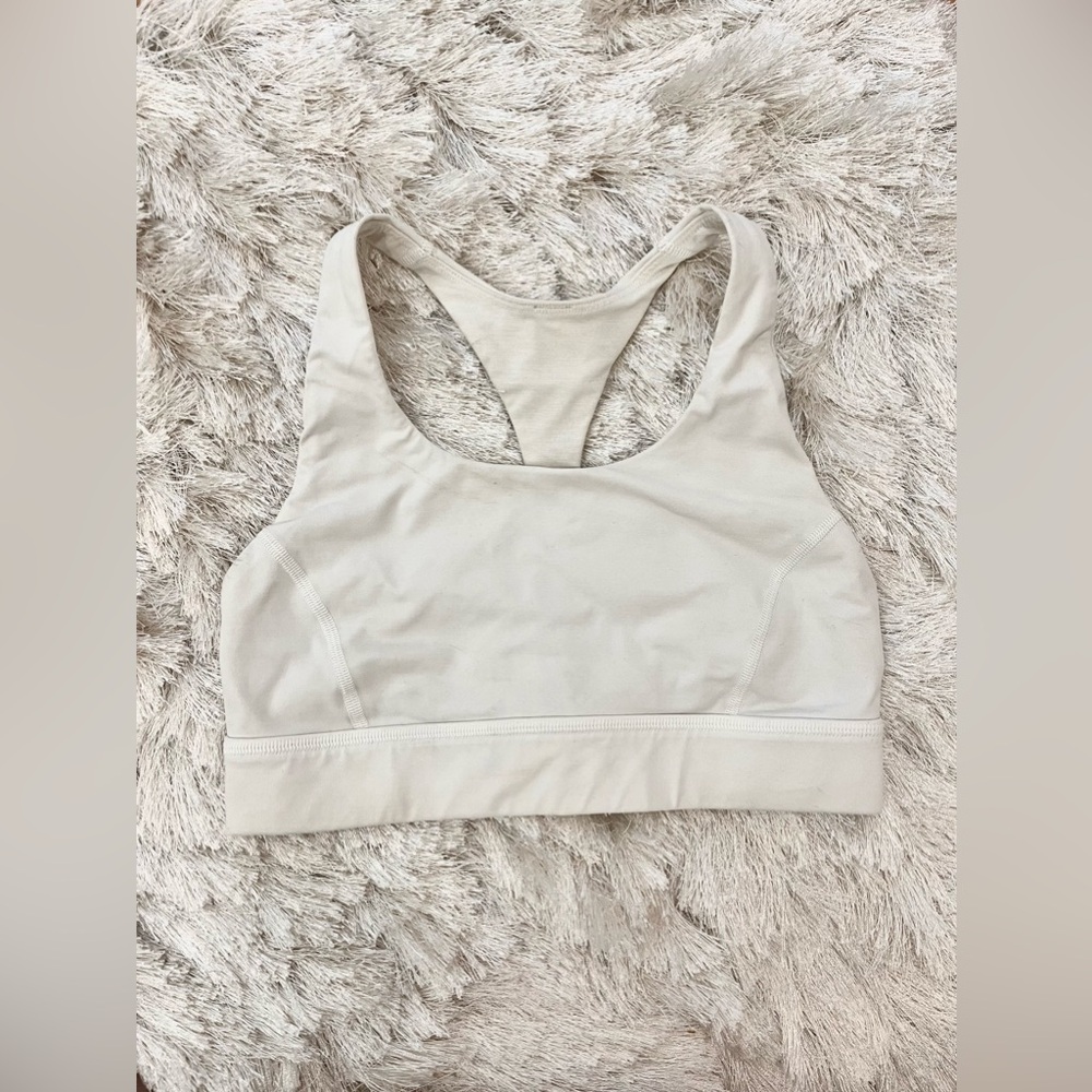 Lululemon White Sports Bra